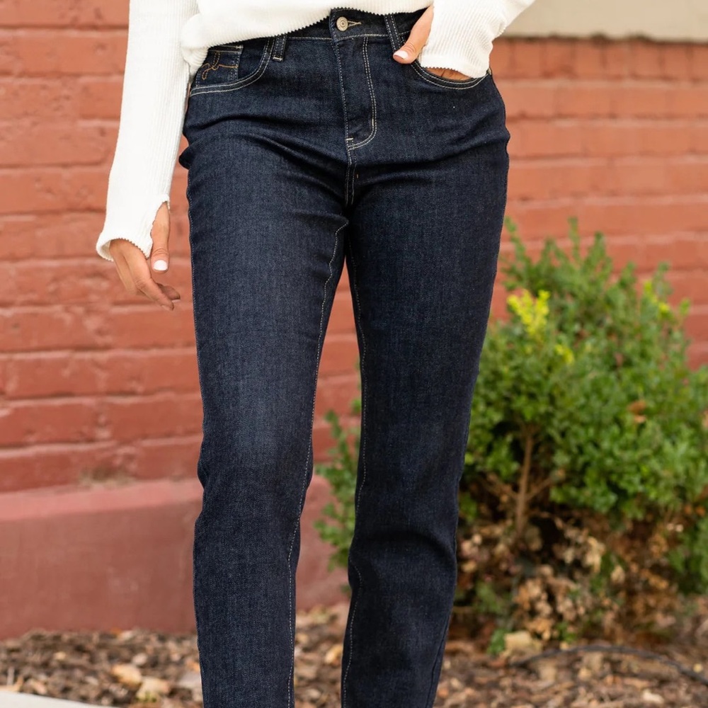 Judy Blue mom jeans, dark wash, size 9/29